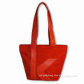 Lady Hand Bag with PVC Leather Handle